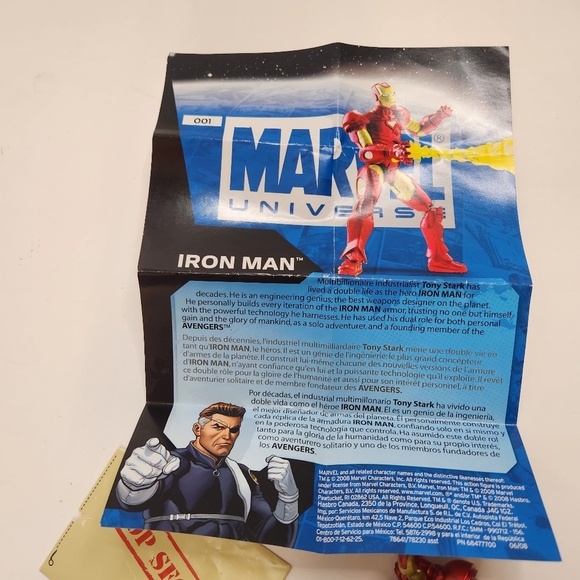 MARVEL UNIVERSE IRON MAN 2009 SERIES 1 001 MODERN ACTION FIGURE Blast Effect - Picture 8 of 9